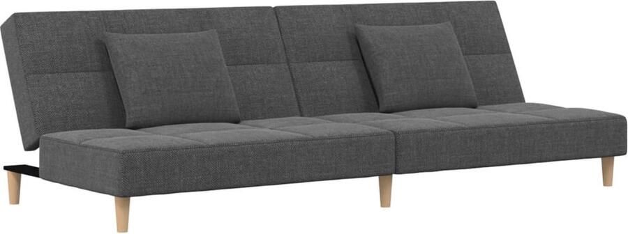 The Living Store Slaapbank 2-zits Lichtgrijs 200 x 84.5 x 69 cm Omvormbaar tot 2-persoonsbed Slaapbank Sofa Bed Tweepersoonsbed Logeerbed Livingroom Furniture - Foto 2