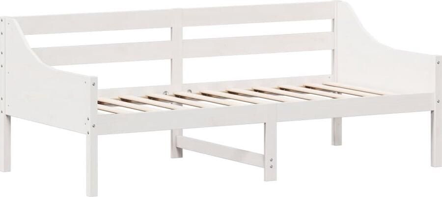 VidaXL Slaapbank zonder matras 75x190 cm massief grenenhout wit - Foto 7