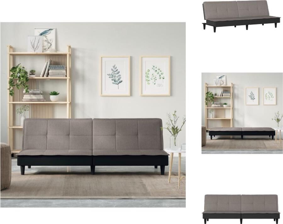 VidaXL The Living Store Slaapbank Monaco 200x89x70 cm Verstelbare rugleuning Comfortabele zitting Stevig frame - Foto 3