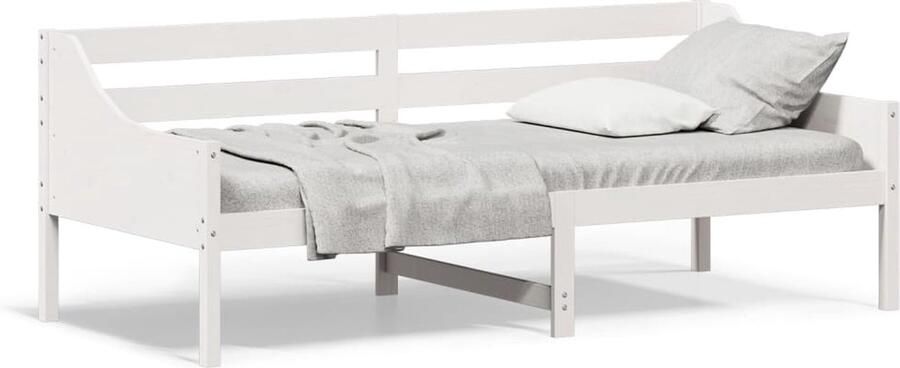 VidaXL Slaapbank zonder matras 90x200 cm massief grenenhout wit - Foto 3