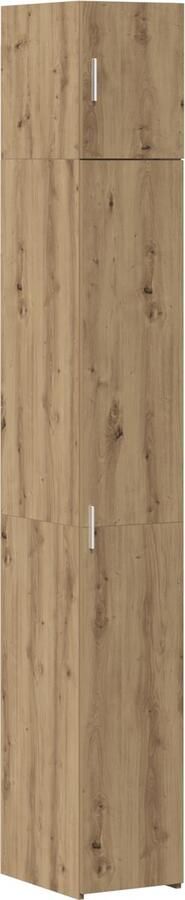 VidaXL Slimme Opbergkast Ambachtelijk Eiken 30x42.5x225 cm Bewerkt Hout Wandkast Ambachtelijk Eiken 30x42.5x40 cm Bewerkt Hout - Foto 1