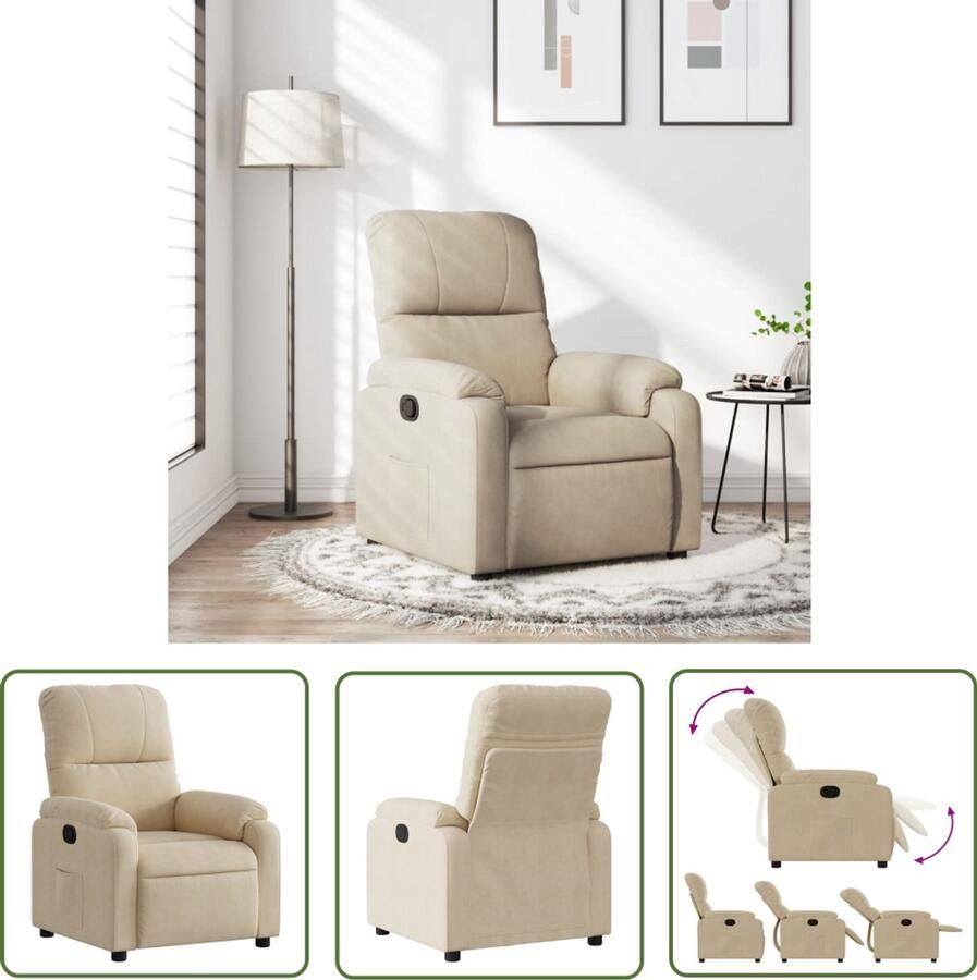 VidaXL Sleutelset Dynamische Sleutel Fauteuil verstelbaar microvezelstof crèmekleurig Gereedschap Mechanica Torque Wrench