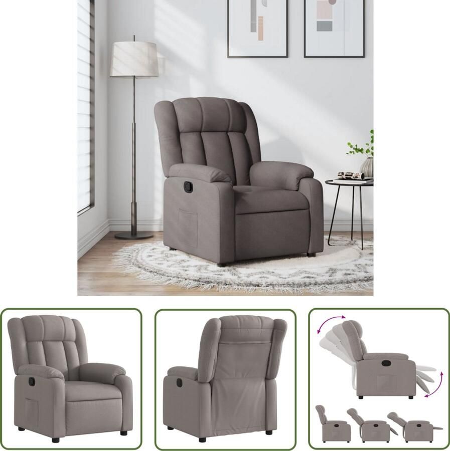 VidaXL Sleutelset Dynamische Sleutel Fauteuil verstelbaar stof taupe Gereedschap Mechanica Drapers Tools