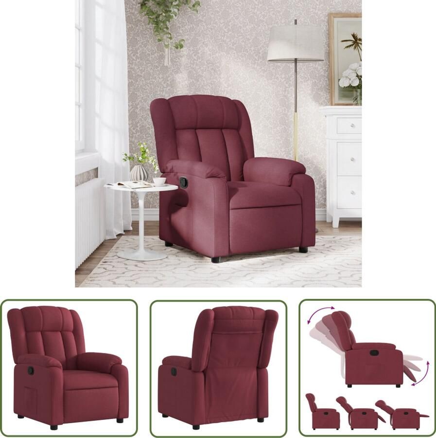 VidaXL Sleutelset Dynamische Sleutel Fauteuil verstelbaar stof wijnrood Gereedschap Mechanica Klikmechanisme