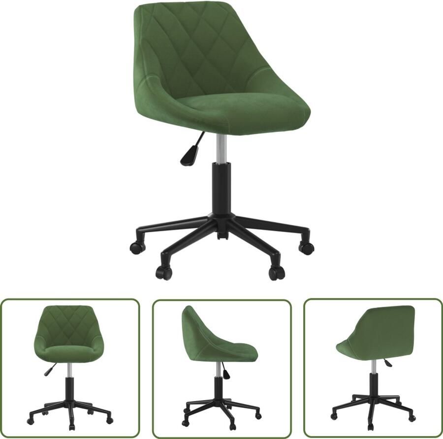 VidaXL Sleutelset Dynamo Meter Eetkamerstoel draaibaar fluweel donkergroen Gereedschap Handgereedschap Monteursgereedschap