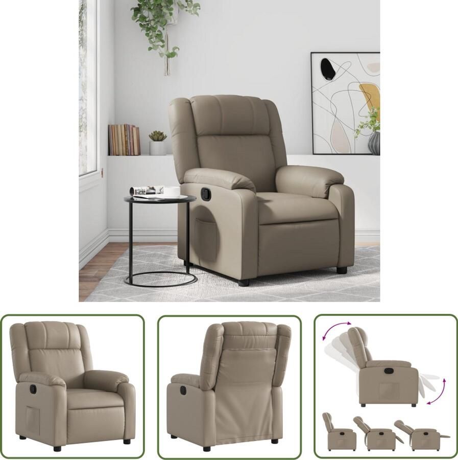 VidaXL Sleutelset Dynamo Meter Fauteuil verstelbaar kunstleer cappuccinokleurig Gereedschap Klikmechanisme Torque Wrench