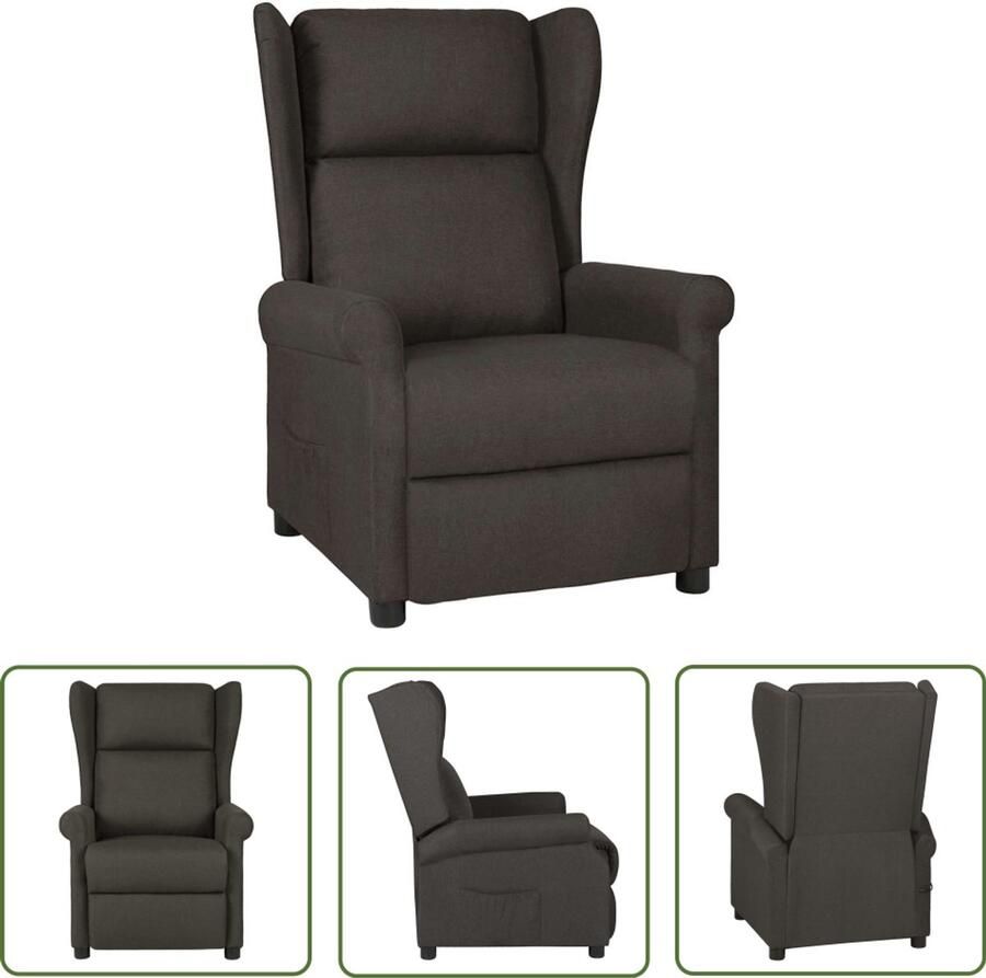 VidaXL Sleutelset Dynamo Meter Fauteuil verstelbaar stof taupe Gereedschap Handgereedschap Drapers Tools