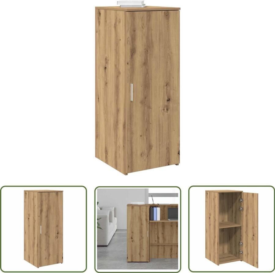 VidaXL Sleutelset Kluisdynamo Meter Opbergkast 40x45x103 5 cm bewerkt hout artisanaal eikenkleur Gereedschap Drapers Tools Handgereedschap