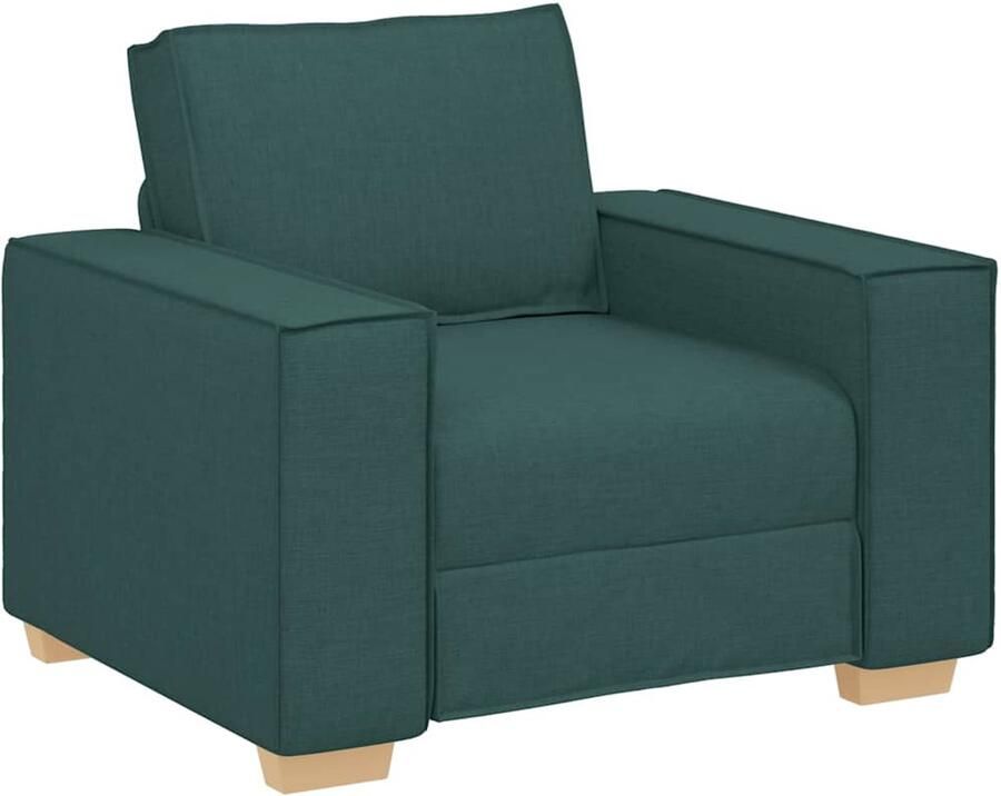 VidaXL Sofa Stoel Donkergroen 60 cm Stof