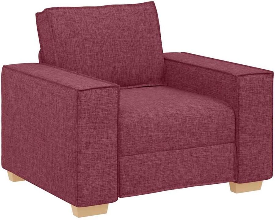 VidaXL Sofa Stoel Wijnrood 60 cm Stof