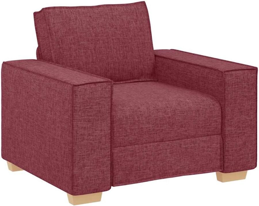 VidaXL Sofa Stoel Wijnrood 100x78x84 cm Stof