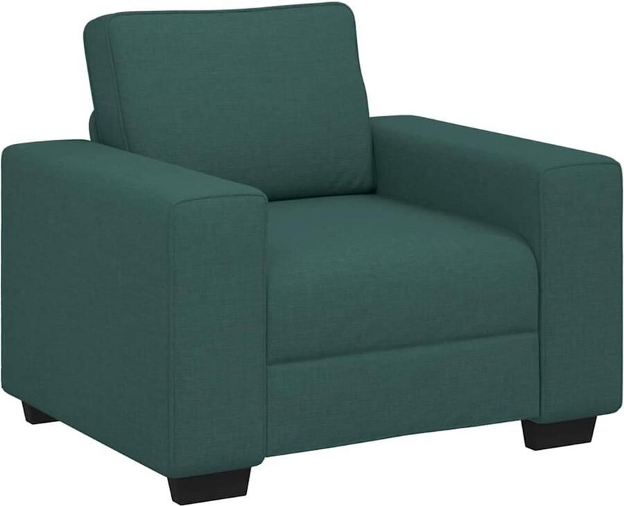 VidaXL Sofastoel Donkergroen 60 cm Stof