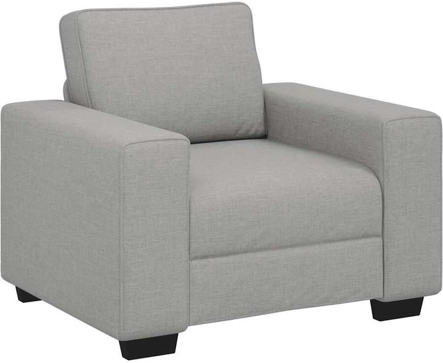 VidaXL Sofastoel Wolkgrijs 60 cm Stof