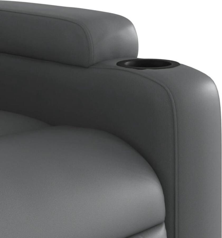 Vida XL vidaXL Sta-op-massagestoel elektrisch kunstleer grijs-VXL-3204682 - Foto 10