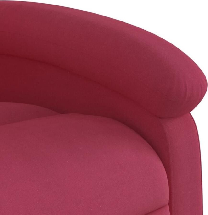 Vida XL vidaXL Sta-op-massagestoel elektrisch verstelbaar fluweel wijnrood-VXL-3204338 - Foto 3