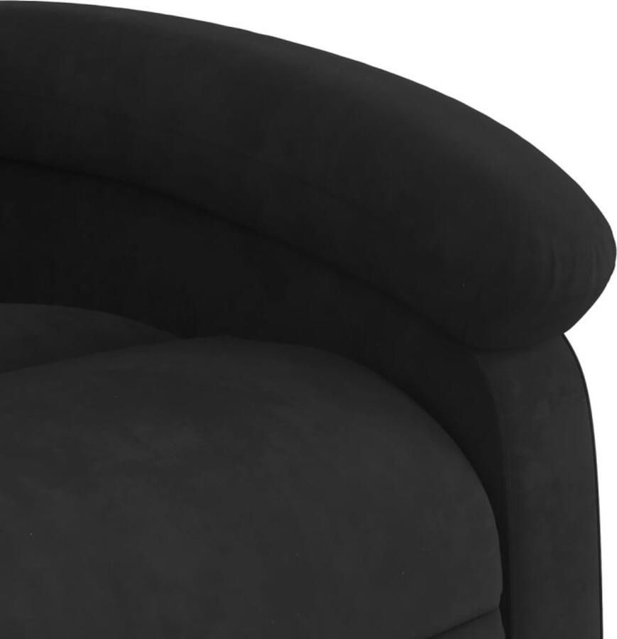 Vida XL vidaXL Sta-op-massagestoel elektrisch verstelbaar fluweel zwart-VXL-3205131 - Foto 2