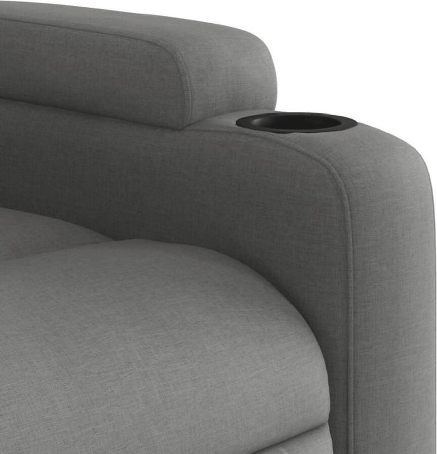 Vida XL vidaXL Sta-op-massagestoel elektrisch verstelbaar stof donkergrijs-VXL-3204519 - Foto 3