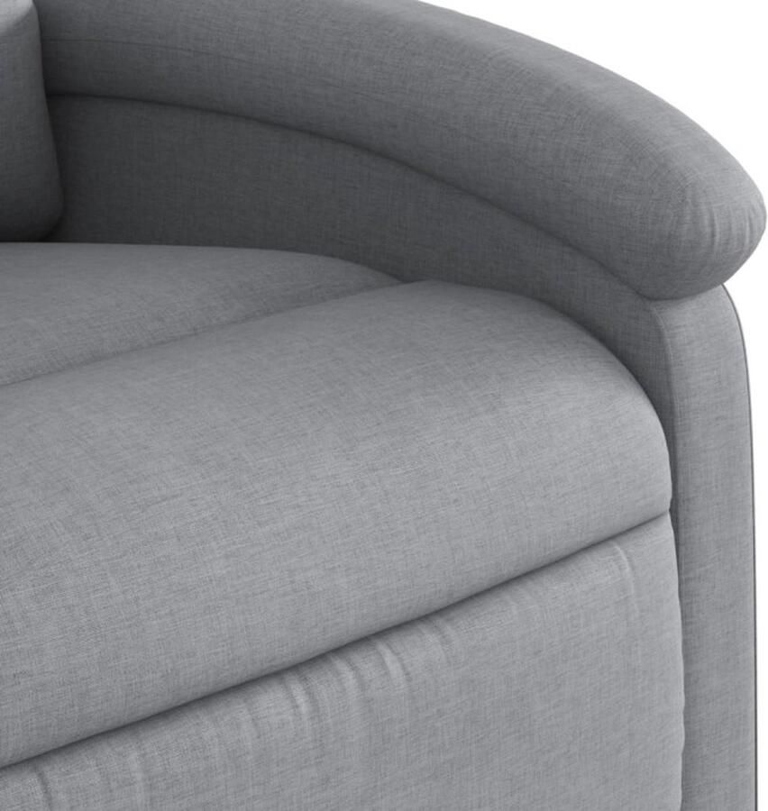 Vida XL vidaXL Sta-op-massagestoel elektrisch verstelbaar stof lichtgrijs-VXL-3204200 - Foto 3