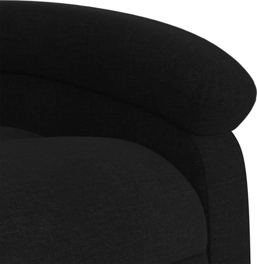 VidaXL Sta-op-massagestoel elektrisch verstelbaar stof zwart - Foto 4