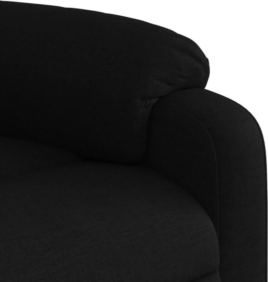 Vida XL vidaXL Sta-op-massagestoel elektrisch verstelbaar stof zwart-VXL-3204862 - Foto 2
