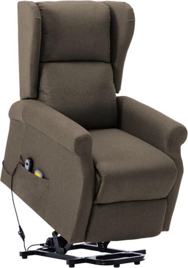 VidaXL -Sta-op-massagestoel-stof-taupe