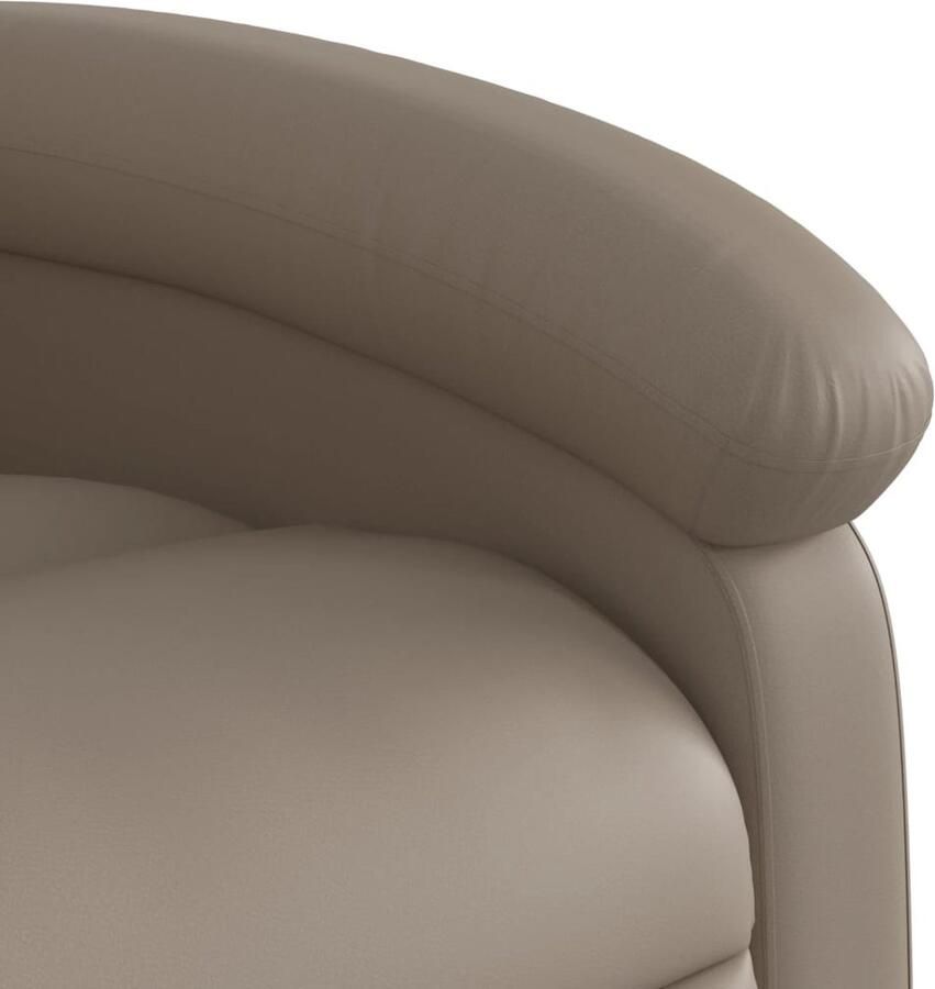 Vida XL Sta-op-massagestoel verstelbaar kunstleer cappuccinokleurig SKU: V3204239 - Foto 2