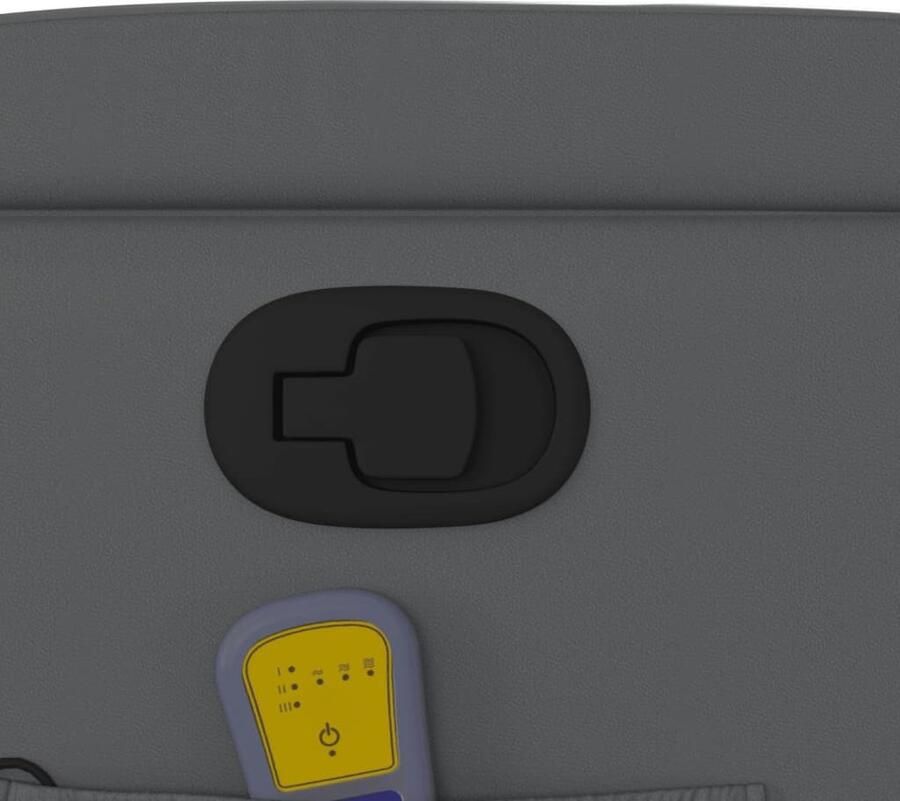 Vida XL Sta-op-massagestoel verstelbaar kunstleer grijs SKU: V3204440 - Foto 4