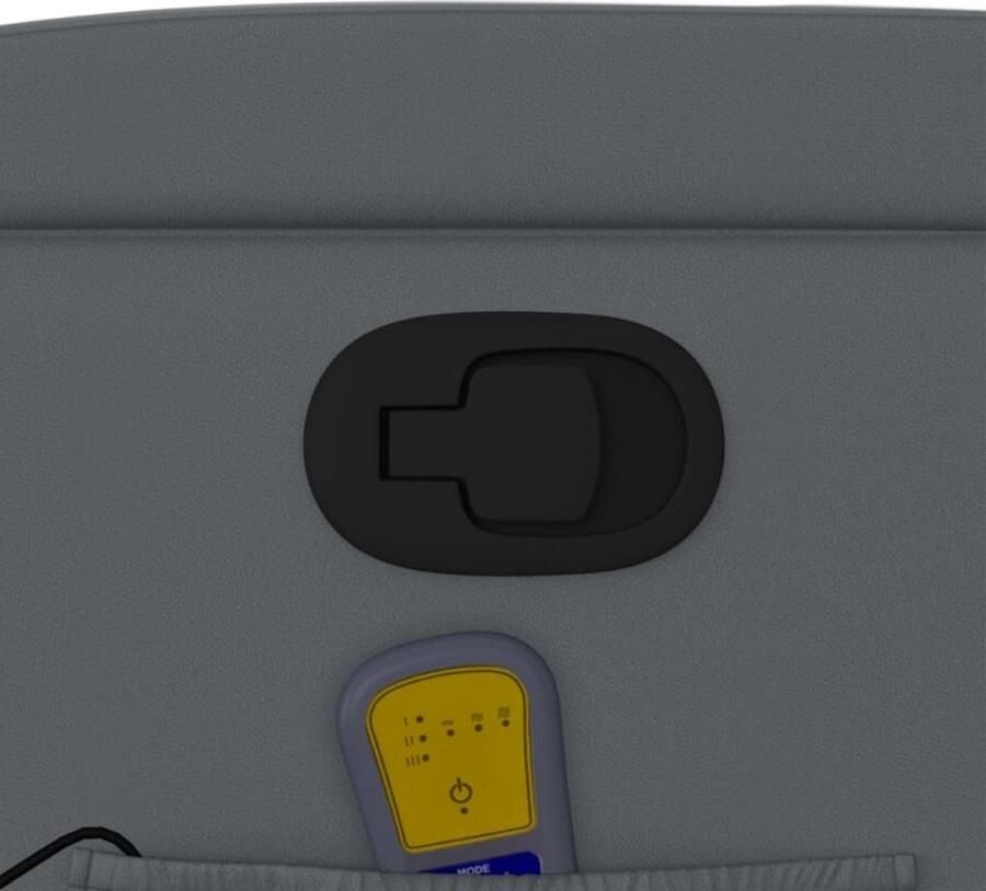 Vida XL vidaXL Sta-op-massagestoel verstelbaar kunstleer grijs-VXL-3204554 - Foto 5