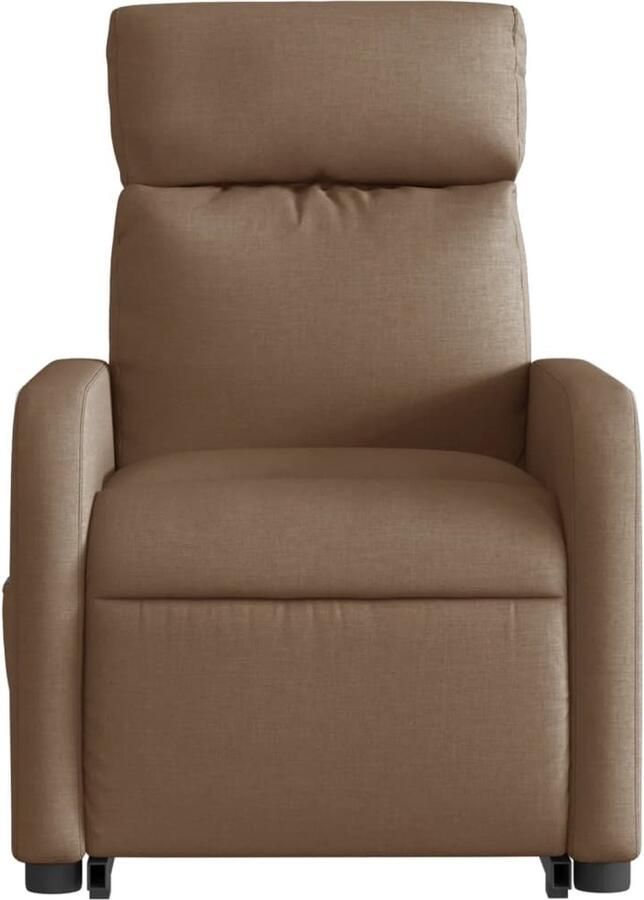 VidaXL Sta-op-massagestoel verstelbaar stof bruin - Foto 5