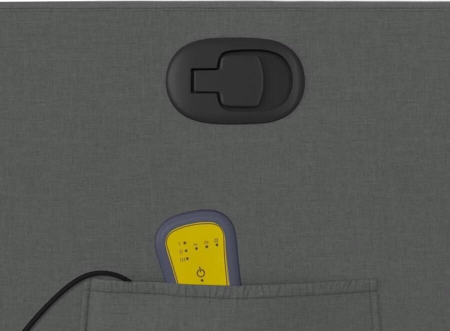 Vida XL vidaXL Sta-op-massagestoel verstelbaar stof donkergrijs-VXL-3206805 - Foto 6