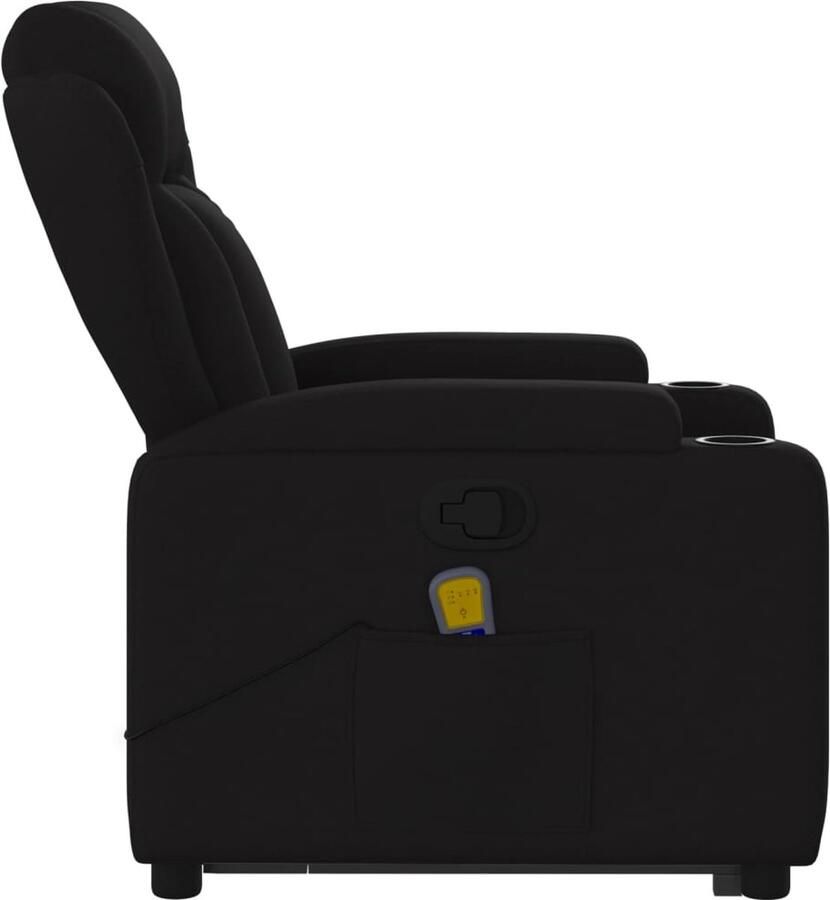 Vida XL vidaXL Sta-op-massagestoel verstelbaar stof zwart-VXL-3204496 - Foto 3