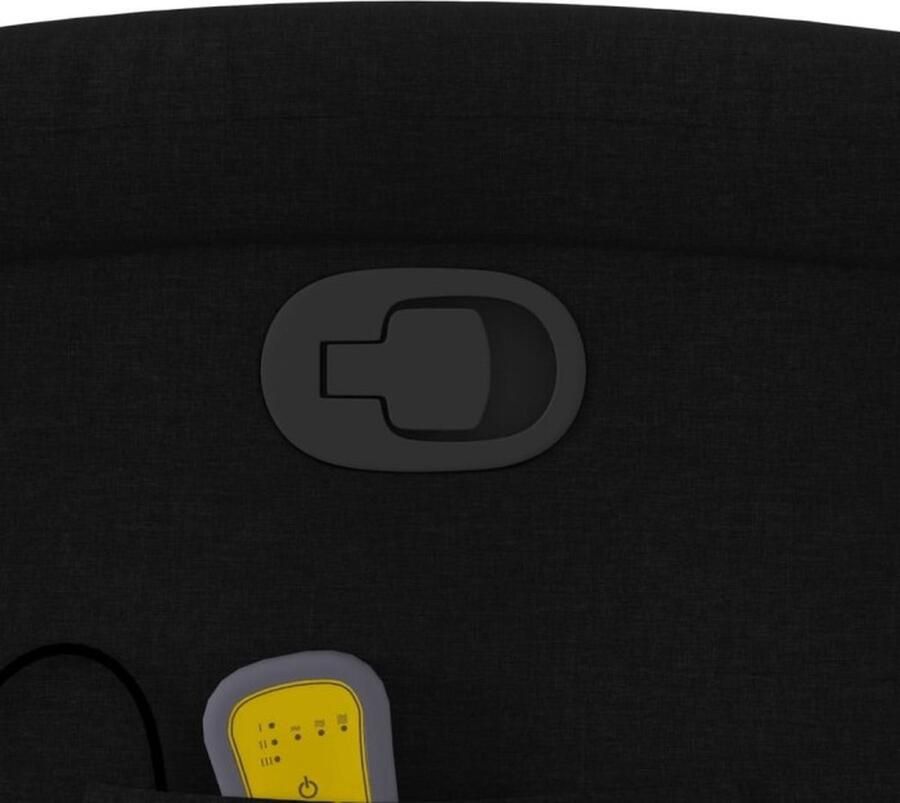 Vida XL vidaXL Sta-op-massagestoel verstelbaar stof zwart-VXL-3204106 - Foto 3