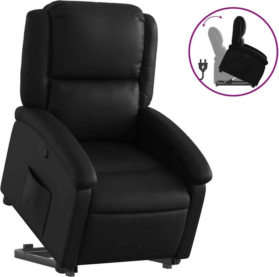 Vida XL Sta-op-stoel kunstleer zwart SKU: V3204226 - Foto 2