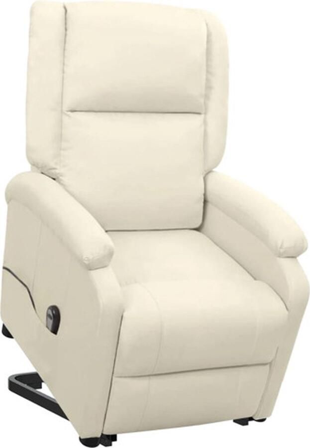 Vida XL vidaXL Sta-op-stoel stof crÃ¨mekleurig-VXL-329708