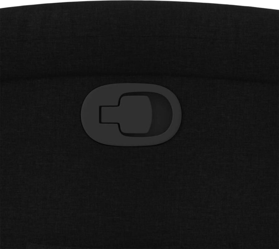 VidaXL Elektrisch Bediening Sta Op Stoel Sta-op-stoel verstelbaar stof zwart Ergonomische Stoel Rolstoelhoogte Inklapbare Stoel - Foto 4