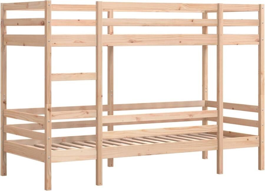 VidaXL Stapelbed massief grenenhout 75x190 cm - Foto 2