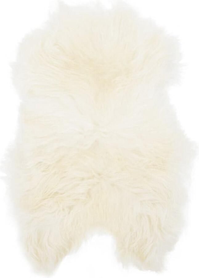 VidaXL Stoelhoes IJslander schapenvacht 70x110 cm crÃ¨mekleurig