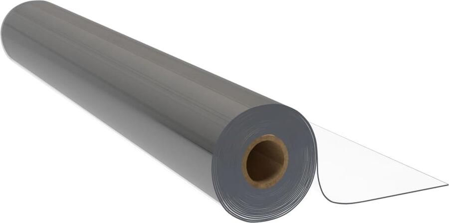 VidaXL Tafelbeschermerrol 0 9x15 m PVC Transparant Tafelbeschermer Pvc Tafelmat Tafeldeksel Krasvast Waterdicht