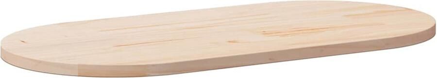 VidaXL -Tafelblad-ovaal-110x55x2 5-cm-massief-grenenhout - Foto 6