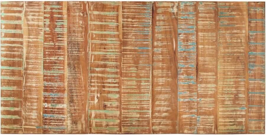 VidaXL Tafelblad 120x60 cm Massief Gerecycled Hout Houten Tafelblad Vintage Tafelblad Industriele Tafel Retro Tafel Tafellaag Tafeltop Massief Hout Gerecyclede Materialen