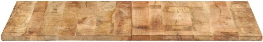VidaXL Tafelblad 120x60 cm Massief Mangohout Houten Tafelblad Mangohout Tafelblad Industrieel Tafelblad Vintage Tafelblad Eetkamertafel Bistro Tafel Terras Tafel - Foto 2