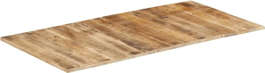 VidaXL Tafelblad 120x60 cm Massief Mangohout Tafeltje Tafelblad Mangohout Industrieel Design Vintage Tafel