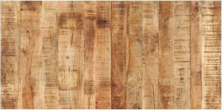 VidaXL Tafelblad 120x60x(1 5-1 6) cm ruw mangohout