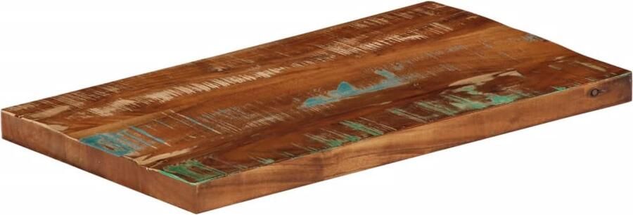 VidaXL Tafelblad 40x20 cm Gerecycled Hout Houten Tafelblad Vintage Tafelblad Industrieel Tafelblad Tweedehands Tafelblad Gerecycleerd Hout