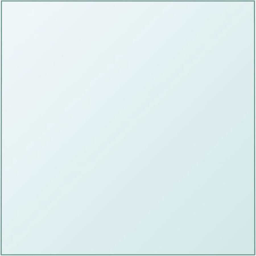 VidaXL Tafelblad Gehard Glas Transparant 30x30 cm Salontafelblad Tafelblad Gehard Glas Transparant Klassiek Design Eettafel Salontafel Tuintafel Decoratief Modern Interieur - Foto 2