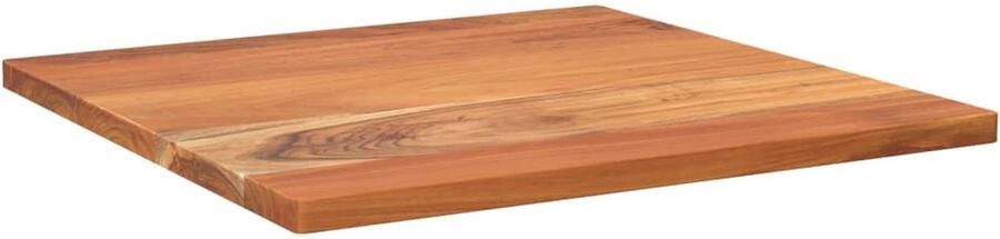 VidaXL Tafelblad 40x40 cm Massief Acaciahout Houten Tafelblad Acacia Massief Acaciahout Rustic Tafellaag Vintage Tafelblad