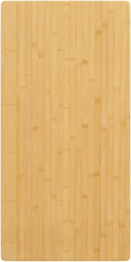 The Living Store Bamboe Tafelblad 50x100x1.5 cm Duurzaam en Veelzijdig Afgeronde Randen Eenvoudig schoon te maken oppervlak Bamboetafelblad Houten Tafelblad Bruin Tafelblad Decoratie Salontafeltje - Foto 2