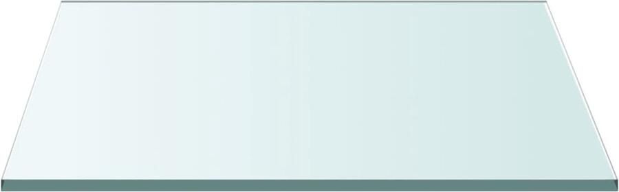 VidaXL Tafelblad 50x50 cm Gehard Glas Transparant Gehard Glas Tafelblad Transparant Tafelblad 50x50 Eettafel Blad Salontafelblad