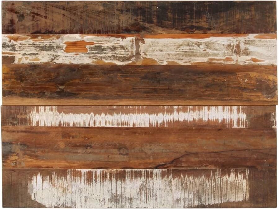 VidaXL Tafelblad 60x80 cm massief gerecycled hout Tafelblad Houten Tafelblad Vintage Tafelblad Industriële Tafelblad Recyclen Tafelladen - Foto 2