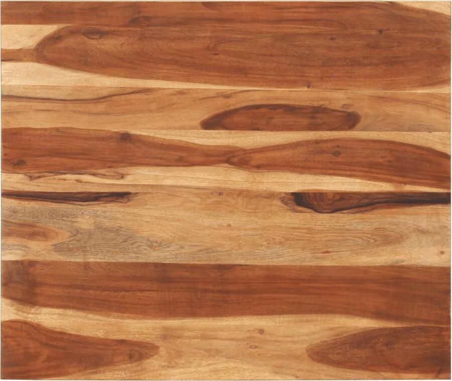 VidaXL Tafelblad 70x80 cm Massief Acaciahout Tafelblad Acacia Hout Salontafel Eettafel Vintage Meubels Landelijke Stijl Industriele Design - Foto 2